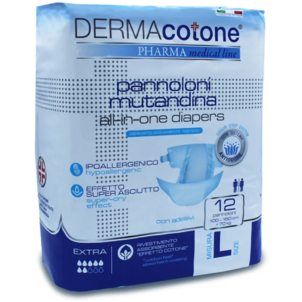 Farbene.shop | Dermacotone Pannolone Mutandina L 12 pezzi
