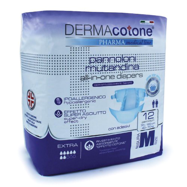 Farbene.shop | Dermacotone Pannolone Mutandina M 12 pezzi