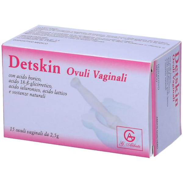 Farbene.shop | Detskin Ovuli Vaginali 15x2,5g - Dispositivo Medico per Vaginiti e Secchezza
