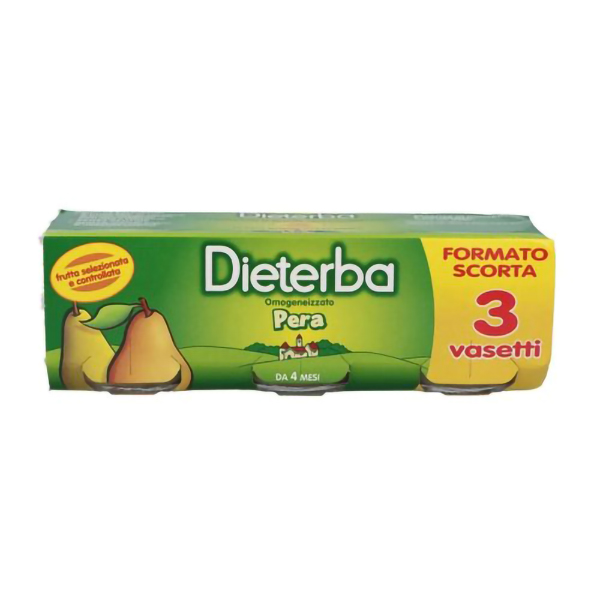 Farbene.shop | Dieterba Omogeneizzato Pera 3 x 80 g