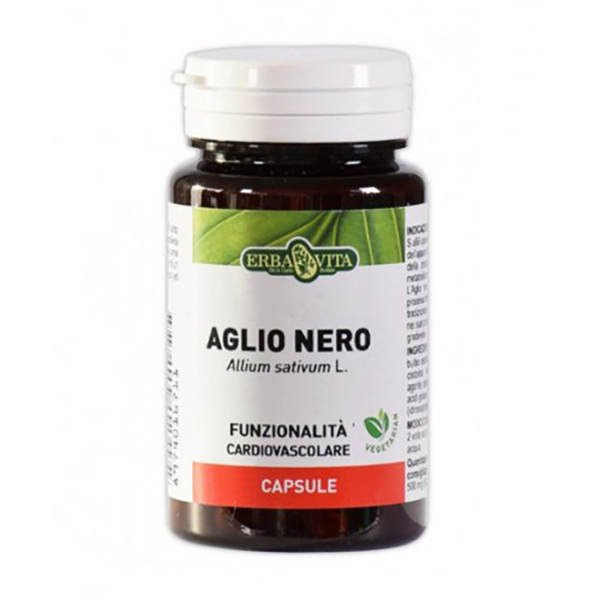 Farbene.shop | Erba Vita Aglio Nero 60 Capsule - Integratore a Base di Aglio Nero