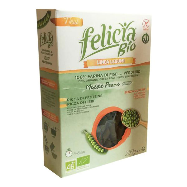 Farbene.shop | Felicia Mezze Penne Piselli Bio 250g
