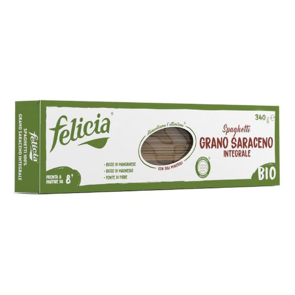 Farbene.shop | Felicia Spaghetti Grano Saraceno Integrale Bio 340g