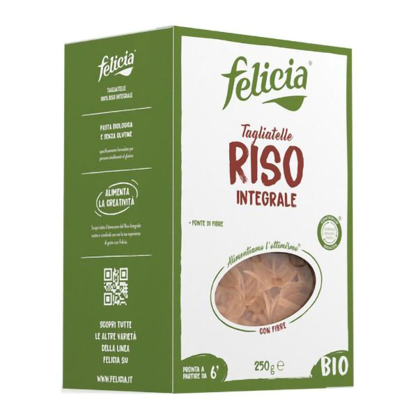 Farbene.shop | Felicia Tagliatelle Riso Integrale 250g