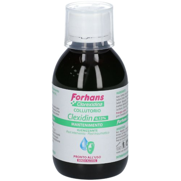 Farbene.shop | Forhans Clexidin 0,12% 200 ml - Collutorio Antisettico