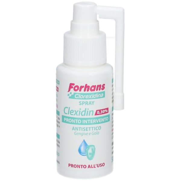 Farbene.shop | Forhans Clexidin 0,30% Spray 50 ml - Antisettico per Gengive e Gola