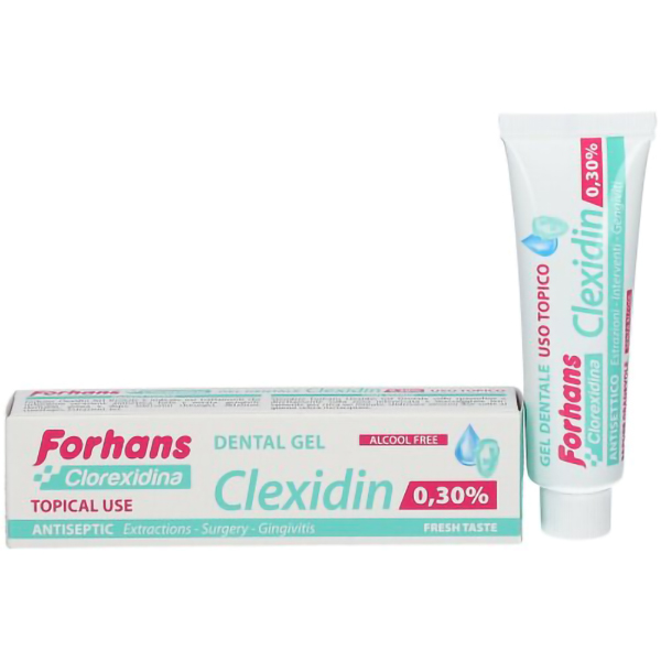 Farbene.shop | Forhans Clexidin Gel Dentale 30 ml - Gel con Clorexidina 0,30%