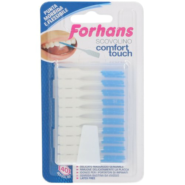 Farbene.shop | Forhans Scovolini Comfort Touch Punta Morbida 40 Pezzi