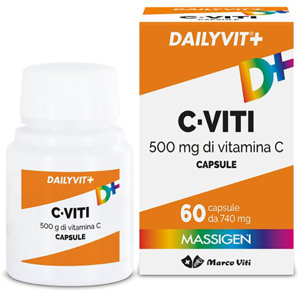 Farbene.shop | Massigen Dailyvit+ C Viti 500 mg 60 Capsule