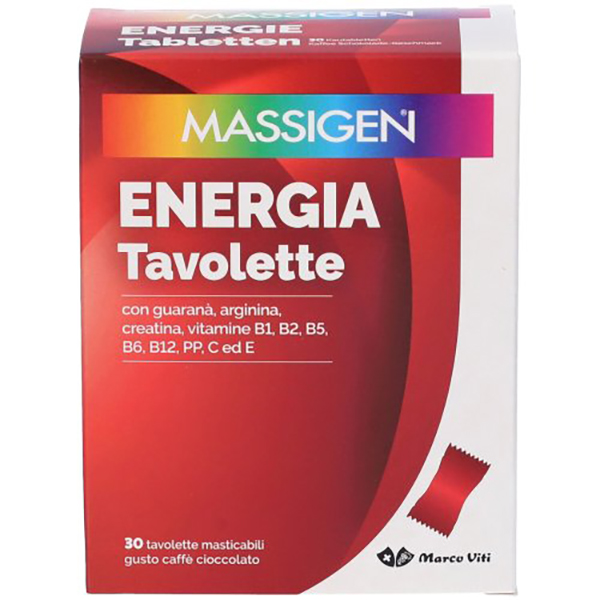 Farbene.shop | Massigen Energia Tonico Energetico 30 Tavolette
