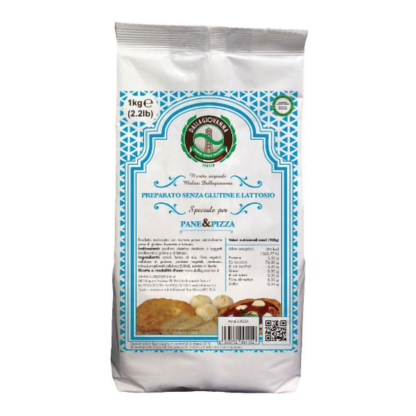 Farbene.shop | Molino Dallagiovanna Mix Pane Pizza Senza Glutine e Lattosio 1Kg