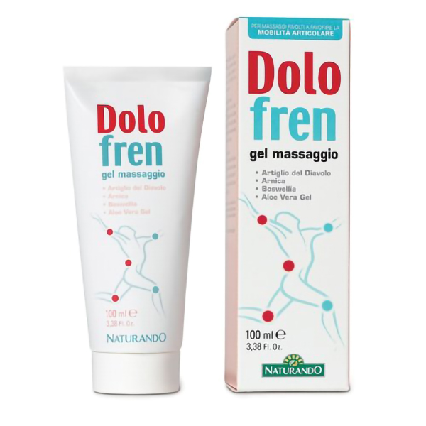 Farbene.shop | Naturando Dolofren Gel - Gel Lenitivo con Arnica e Artiglio del Diavolo - Tubo da 100 ml