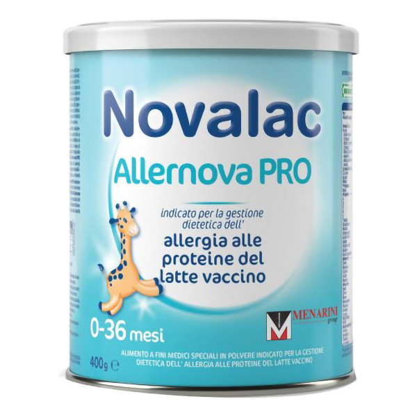 Farbene.shop | Novalac Allernova Pro Latte per Lattanti con Allergia al Latte, 400g - Formula Speciale 0-36 Mesi