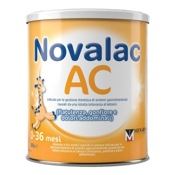 Farbene.shop | Novolac AC 800g Alimento ai Fini Medici Speciali per Ridotta Tolleranza al Lattosio - 0-36 Mesi