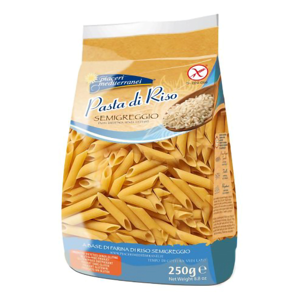 Farbene.shop | Piaceri Mediterranei Pasta di Riso Penne Rigate 250g