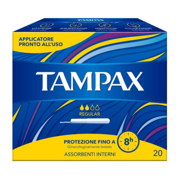 Farbene.shop | Tampax Blue Box Regular 20 Pezzi