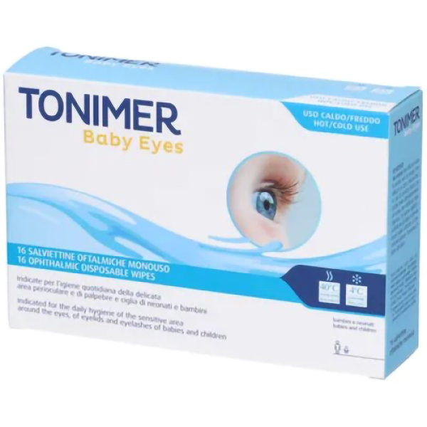 Farbene.shop | Tonimer Eyes Baby Salviettine Oftalmiche 16 pezzi