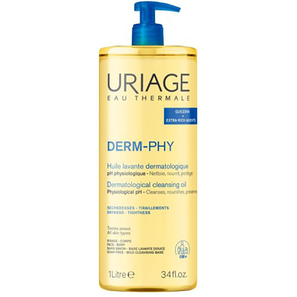 Farbene.shop | Uriage Derm-phy Huile Lavante Olio Detergente Corpo 1 Litro