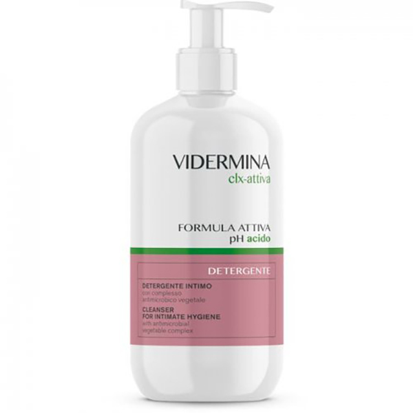 Farbene.shop | Vidermina Clx Attiva - Detergente Intimo a pH Acido Formula Attiva 500ml