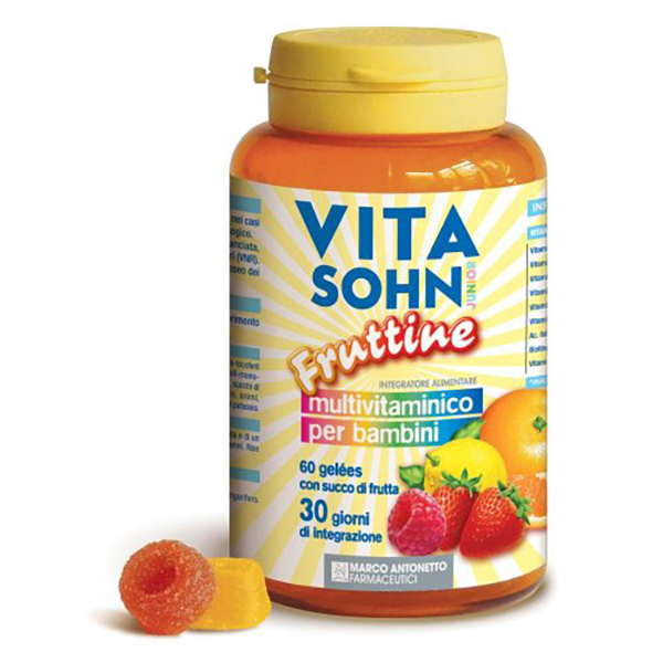 Farbene.shop | Vitasohn Junior Fruttine 60 Caramelle