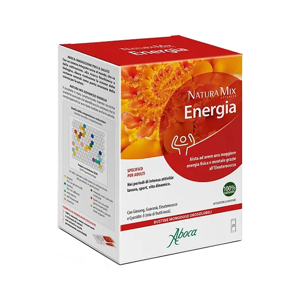 Farbene.shop | Aboca Natura Mix Advanced Energia 20 Bustine