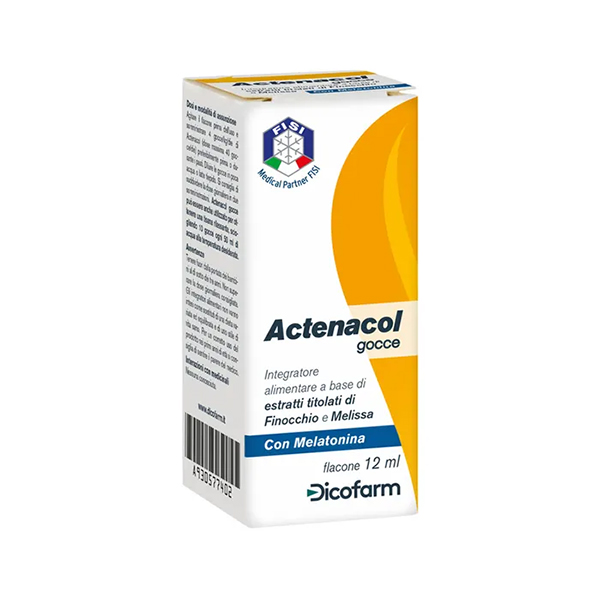 Farbene.shop | Actenacol Gocce 12ml Con Melatonina