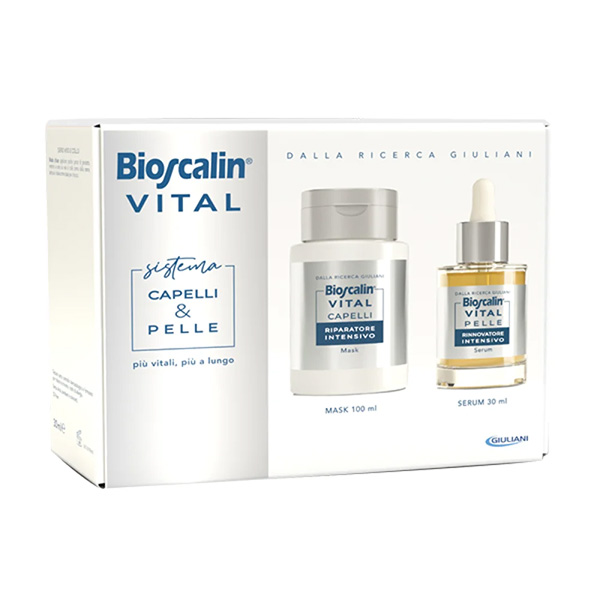 Farbene.shop | Bioscalin Vital Cofanetto Capelli & Pelle - Maschera 100ml + Siero 30ml