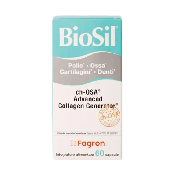 Farbene.shop | Biosil 60 Capsule: Integratore per Pelle, Capelli e Unghie
