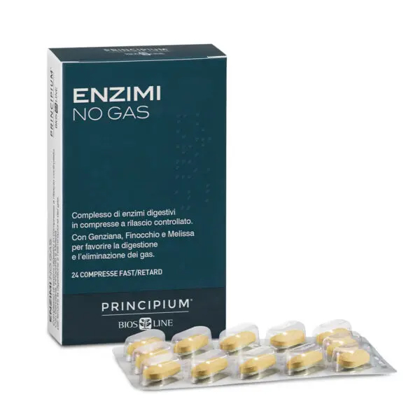 Farbene.shop | Biosline Integratore Enzimi No Gas 24 Compresse