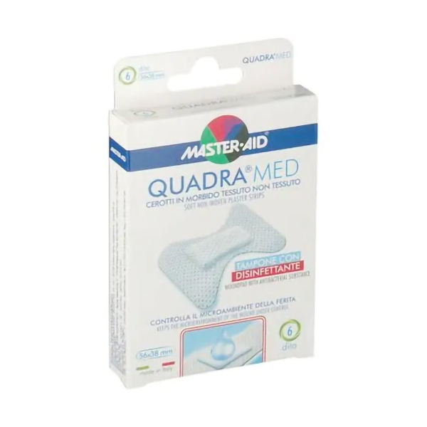 Cerotto Master Aid Quadramed 6 Pezzi-0
