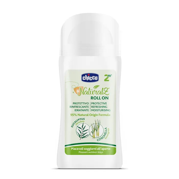 Chicco Roll-On Naturalz Antizanzare Protettivo & Rinfrescante 60ml 2Anni+-0