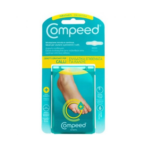 Farbene.shop | COMPEED - CEROTTI CALLI IDRATANTI 6 PEZZI