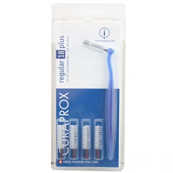 Curaprox CPS 18 Regular Plus Viola 4 Scovolino + Manico-0