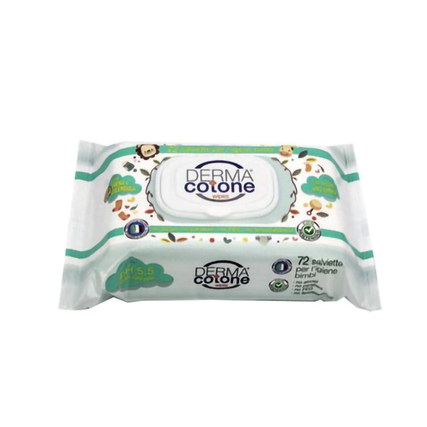 Farbene.shop | Dermacotone salviettine avena calendula 72 pezzi