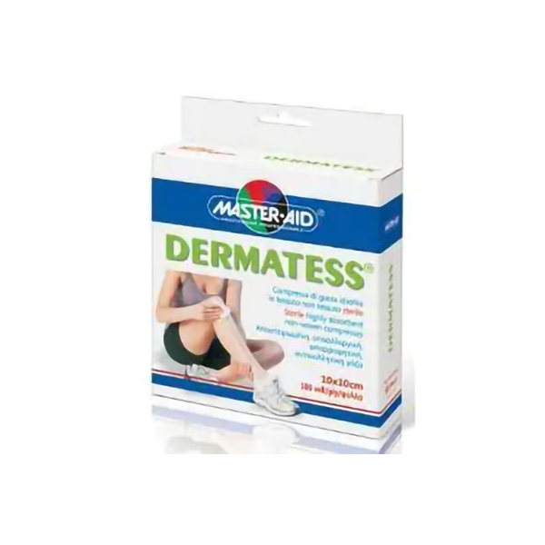 Farbene.shop | Dermatess Garza In Tessuto Non Tessuto 10x10cm 25 Pezzi