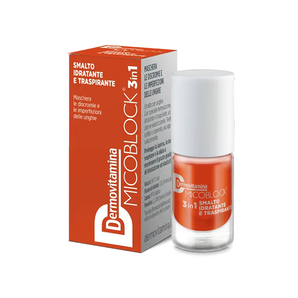Farbene.shop | Dermovitamina Micoblock 3 In 1 Smalto Arancio Scuro 5ml