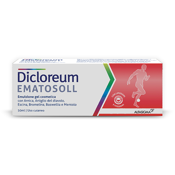 Dicloreum Ematosoll Gel Emulsione Contrasti e Piccole Contusioni, 50ml-0