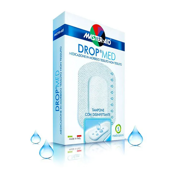 Dropmed Compressa Autoadesiva 10,5x20cm 5 Pezzi-0