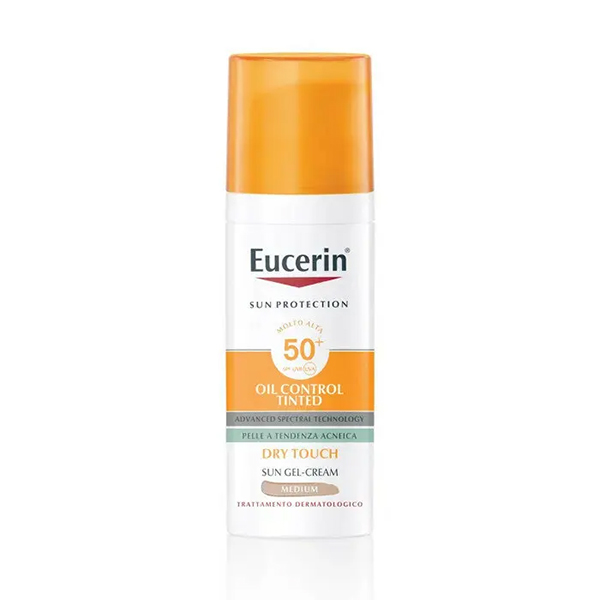 Farbene.shop | Eucerin Sun Oil Control Tinted Gel-Crème With SPF50+ Medium