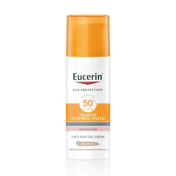 Farbene.shop | Eucerin Sun Pigment Control Tinted Gel-Crème With SPF50+ Medium
