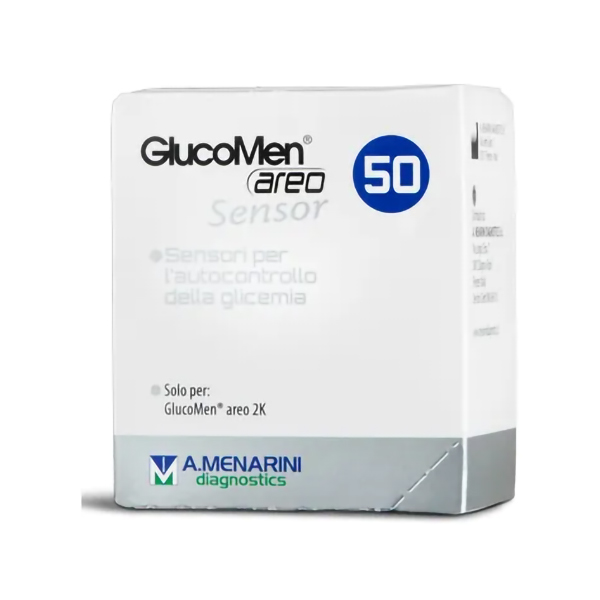 Glucomen Aero Sensor Strisce Glucosio 50 pz Analisi Precisa-0