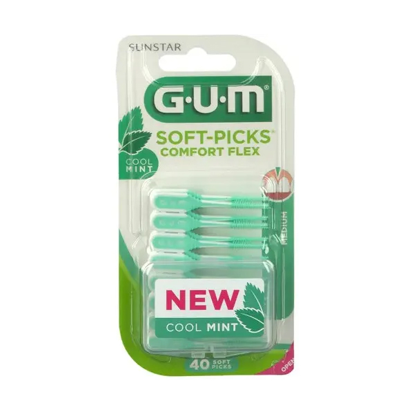 Farbene.shop | Gum Comfort Flex Mint Scovolini Interdentali 40 Pezzi