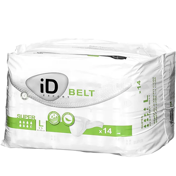 Farbene.shop | ID Expert Belt Pannolone Incontinenza Super Taglia L 14 Pezzi