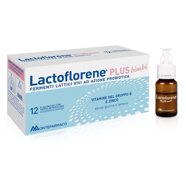 Farbene.shop | Montefarmaco Lactoflorene Plus Bimbi 12 Flaconcini