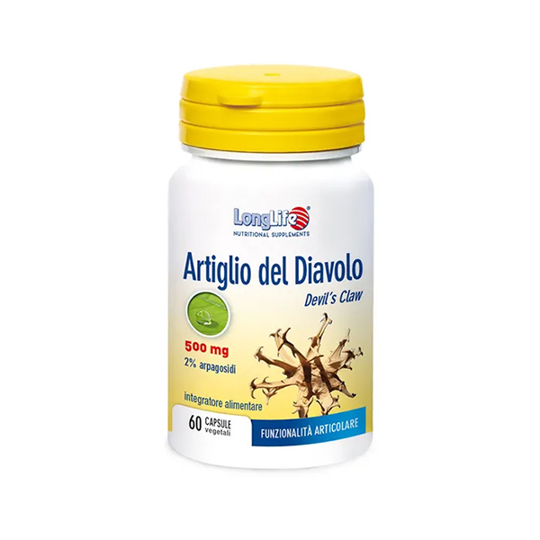 Farbene.shop | Longlife Artiglio del Diavolo 500 mg 60 Capsule