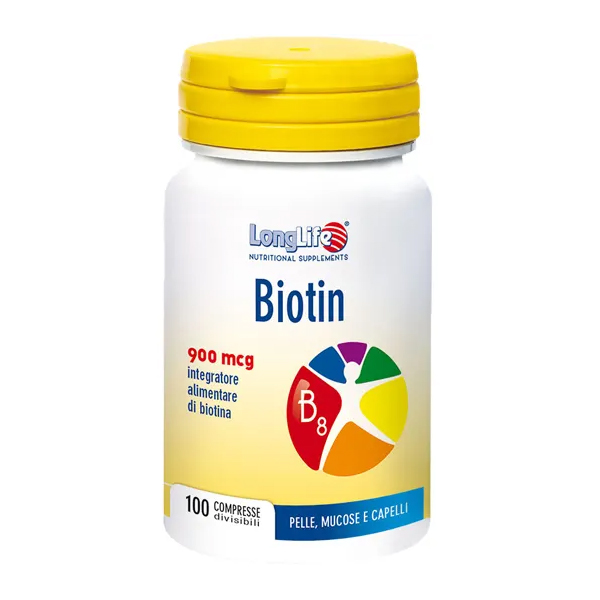 Farbene.shop | Longlife Biotin 900mcg 100 Compresse