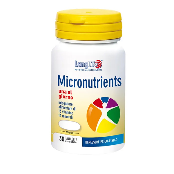 Farbene.shop | Longlife Micronutrients 30 Tavolette
