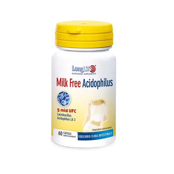 Farbene.shop | Longlife Milk Free Acidophoilius 60 Capsule