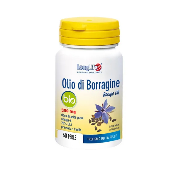 Farbene.shop | Longlife Olio Borragine Bio 60 Perle