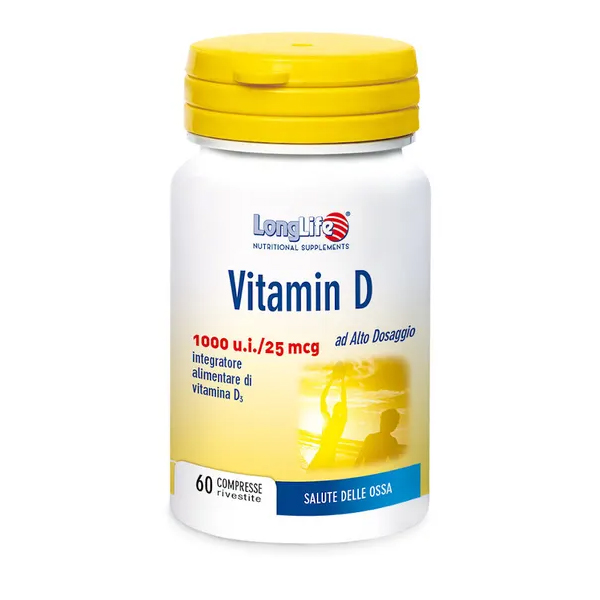 Farbene.shop | Longlife Vitamina D 1000 60 Compresse